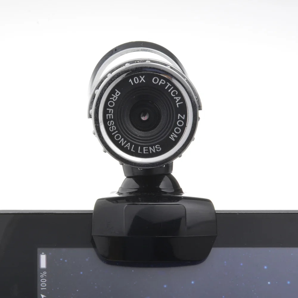 🌙🎥 Rotatable Night Vision Webcam – USB Κάμερα με 360° Περιστροφή & Μικρόφωνο 🎤💻