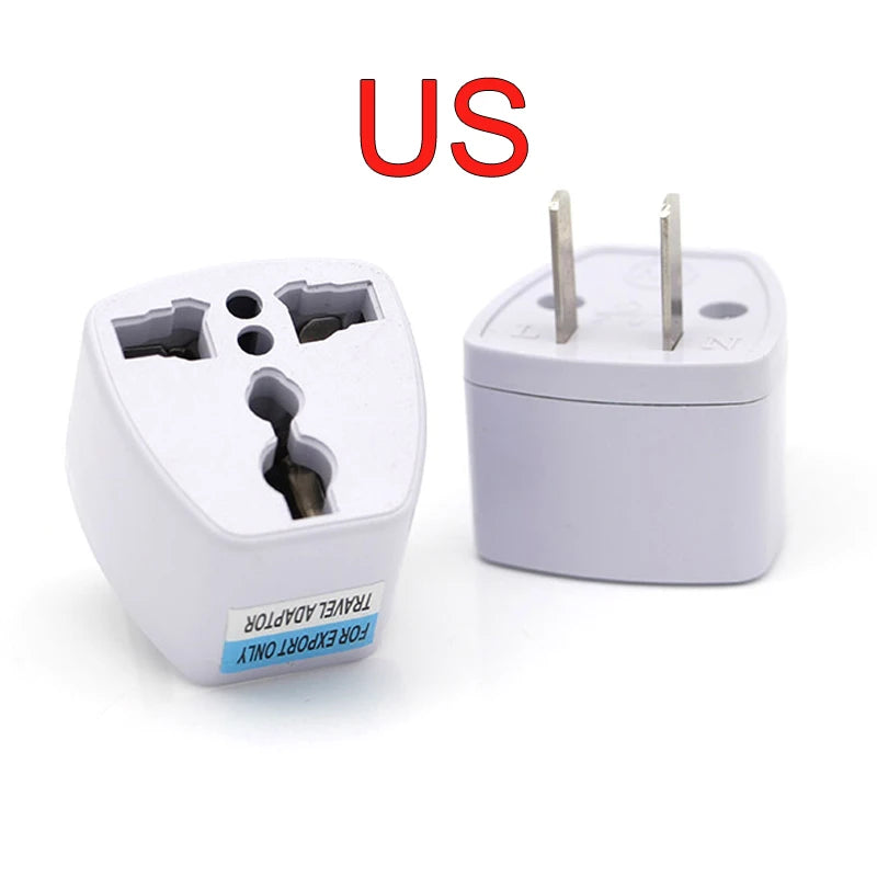 Universal Plug Adapter 🌍🔌 | US/UK/AU to EU 🇺🇸➡️🇪🇺 | 2-Pin Power Converter ⚡ | Travel Charger ✅
