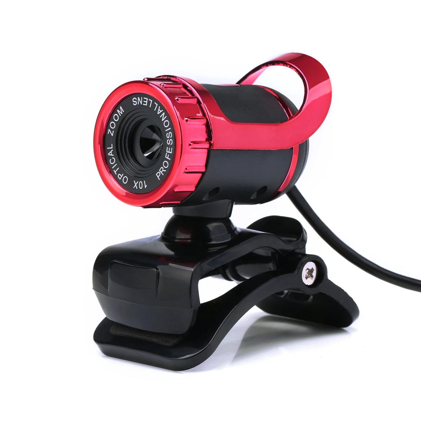 🌙🎥 Rotatable Night Vision Webcam – USB Κάμερα με 360° Περιστροφή & Μικρόφωνο 🎤💻