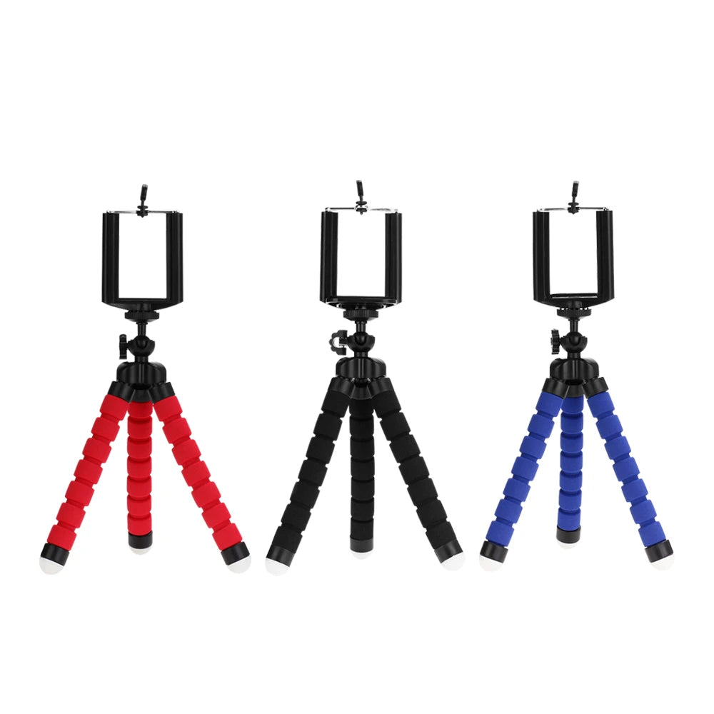 📸 Mini Tripod Octopus με Κλιπ Κινητού & Βάση Κάμερας – Ευέλικτο Stand για Selfies & Video 🎥