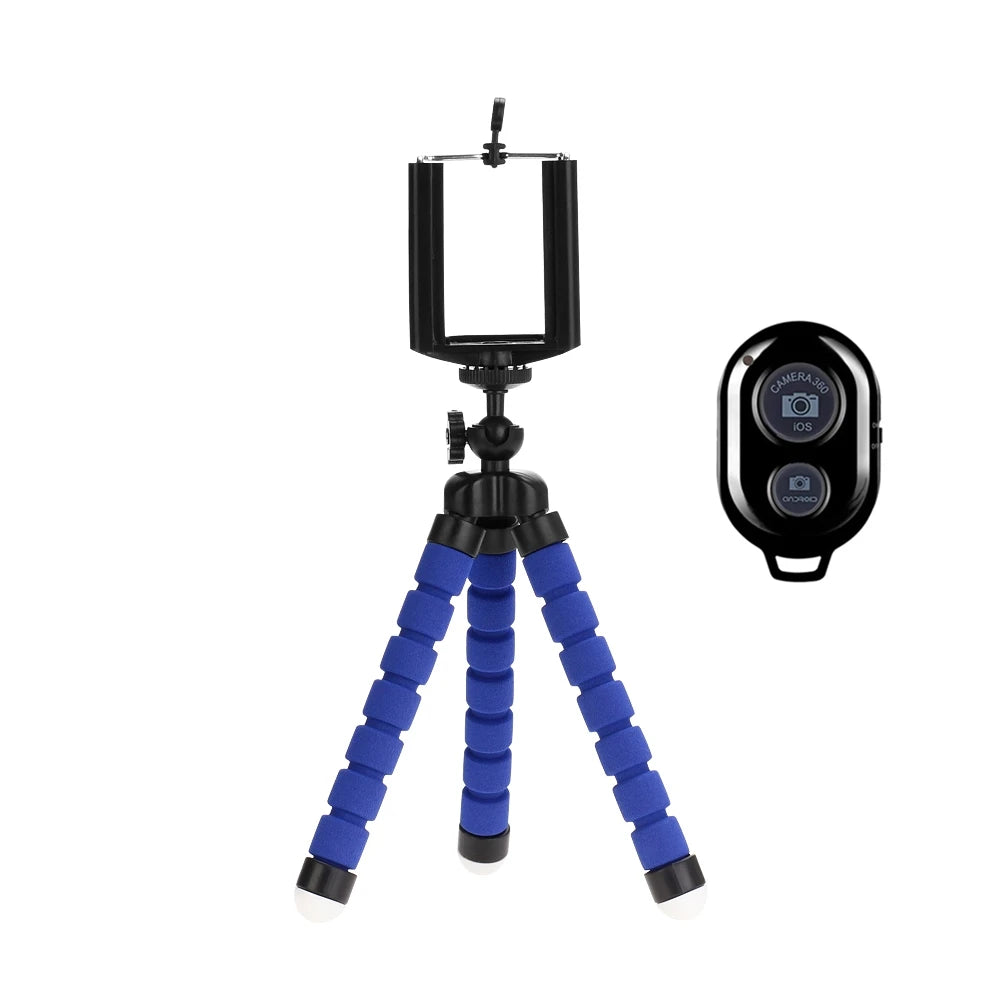 📸 Mini Tripod Octopus με Κλιπ Κινητού & Βάση Κάμερας – Ευέλικτο Stand για Selfies & Video 🎥