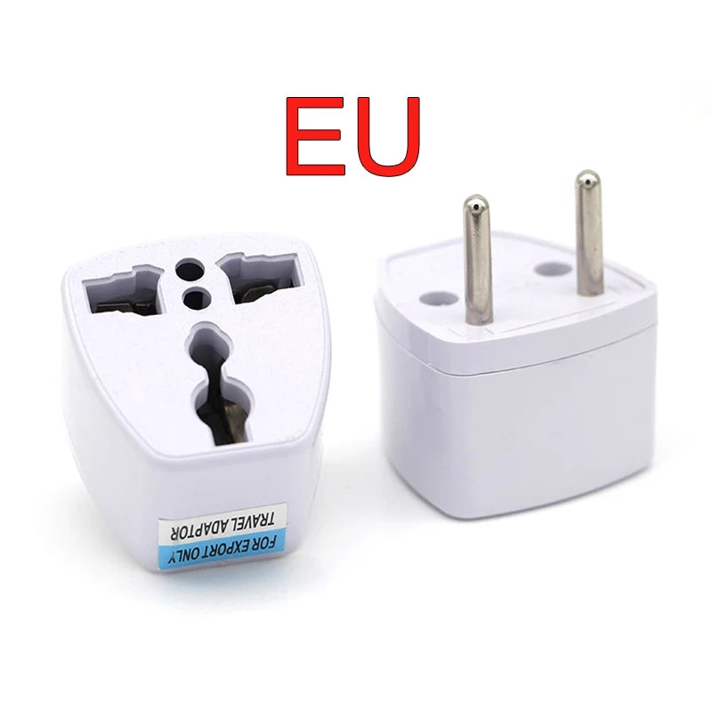 Universal Plug Adapter 🌍🔌 | US/UK/AU to EU 🇺🇸➡️🇪🇺 | 2-Pin Power Converter ⚡ | Travel Charger ✅