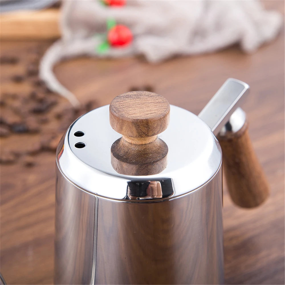 ☕✨ Drip Kettle με Λαιμό Κύκνου – Για Τέλειο Pour Over Καφέ! ✨☕ Drip Kettle Non-stick Stainless Steel