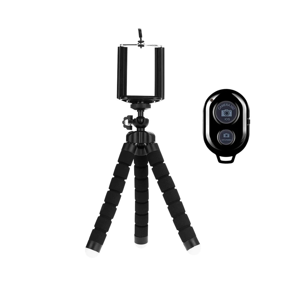 📸 Mini Tripod Octopus με Κλιπ Κινητού & Βάση Κάμερας – Ευέλικτο Stand για Selfies & Video 🎥