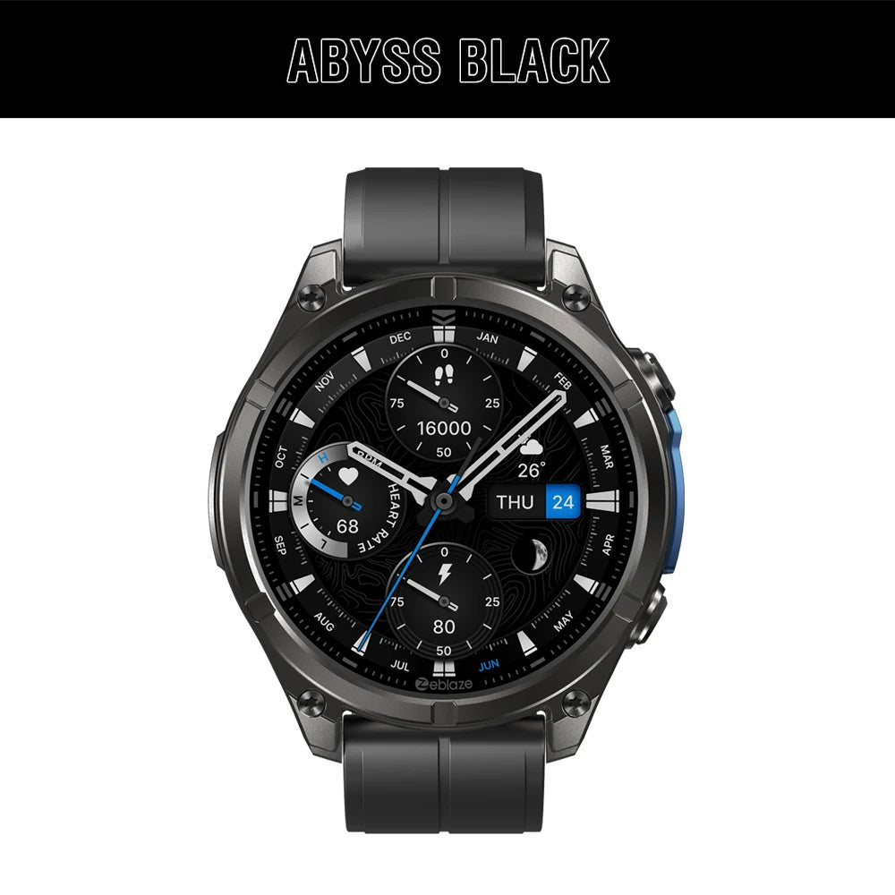 Zeblaze VIBE 8 Smartwatch – AMOLED 1.43’’ | Κλήσεις από το Ρολόι | Φακός | Ανοξείδωτο Ατσάλι