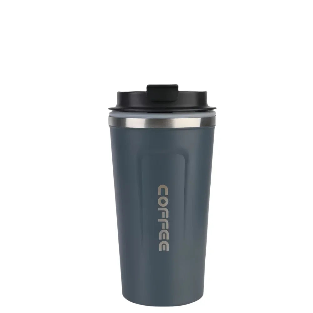 🌡️ Thermo Café Mug 380ml/510ml | Διπλή Μόνωση Ανοξείδωτο Θερμός | Καφές, Τσάι & Ροφήματα On-the-Go