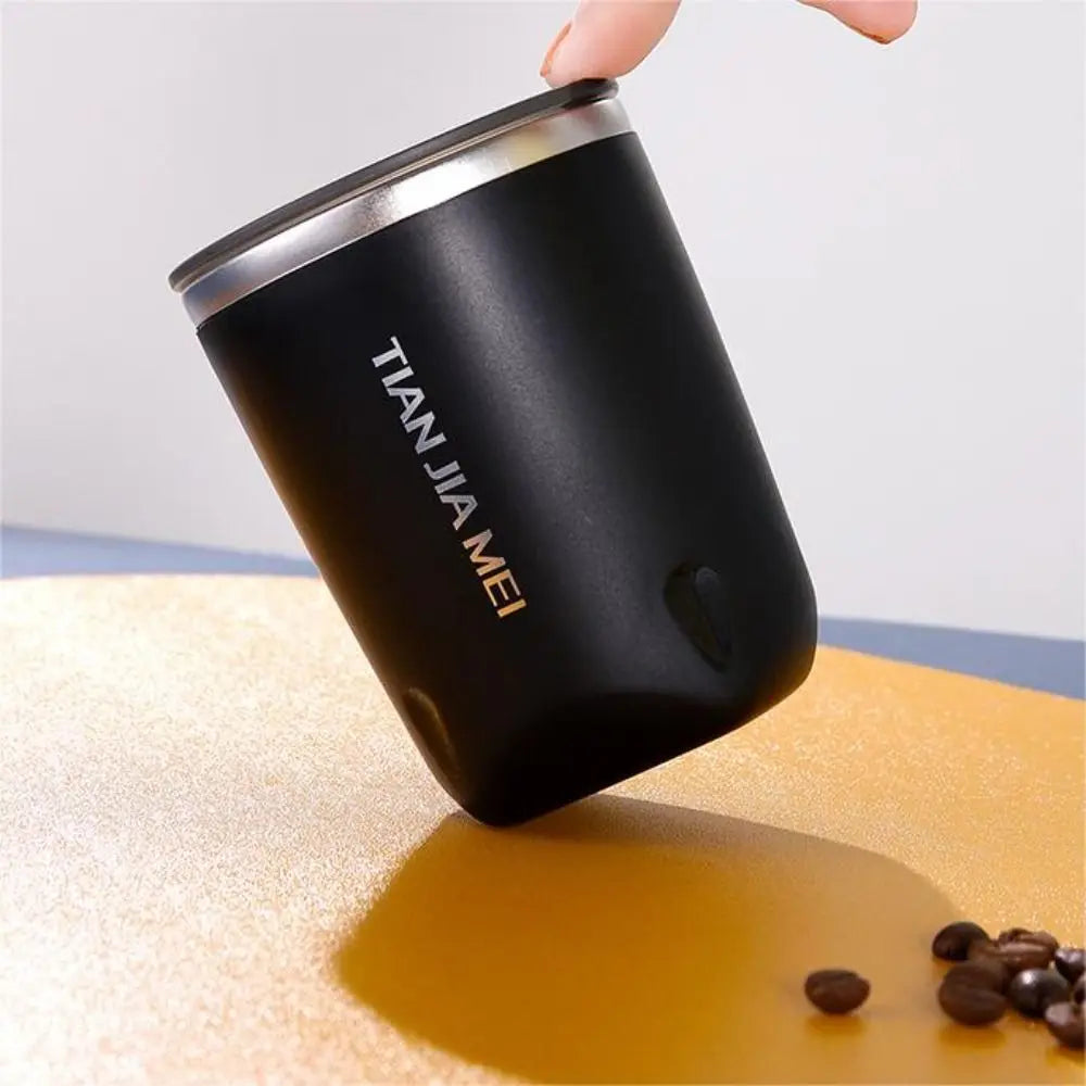 ☕ 300ml Θερμός Κούπα Καφέ | 304 Stainless Steel Double Layer Thermal Mug – Leakproof Travel Cup with Lid
