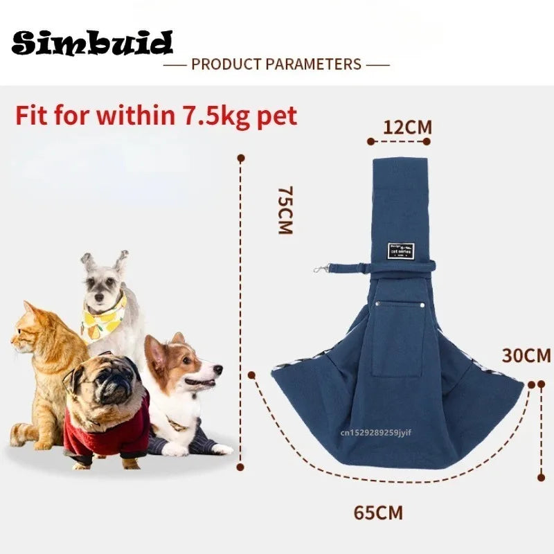 🎒🐾 Comfortable Crossbody Pet Sling Bag – Άνετη Τσάντα Μεταφοράς για Σκύλους & Γάτες 🐶🐱 Πάρ’ το κατοικίδιό σου παντού – με στυλ & άνεση!