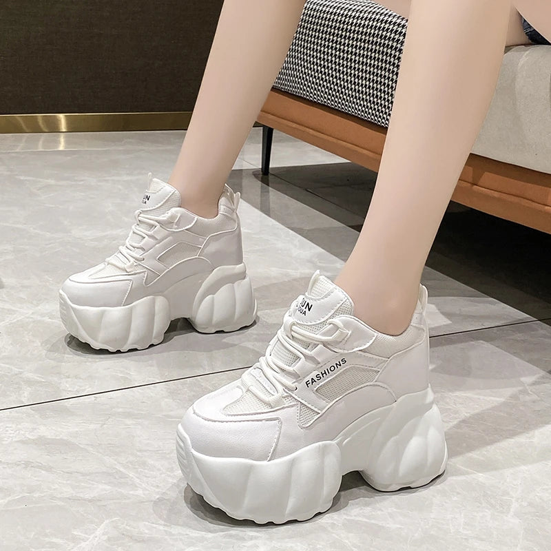 ✨👟 Γυναικεία Sneakers με 11CM Πλατφόρμα – Στυλ & Άνεση σε Νέα Ύψη 👟✨