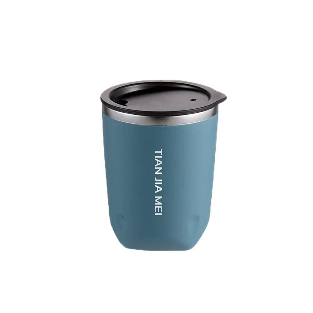 ☕ 300ml Θερμός Κούπα Καφέ | 304 Stainless Steel Double Layer Thermal Mug – Leakproof Travel Cup with Lid