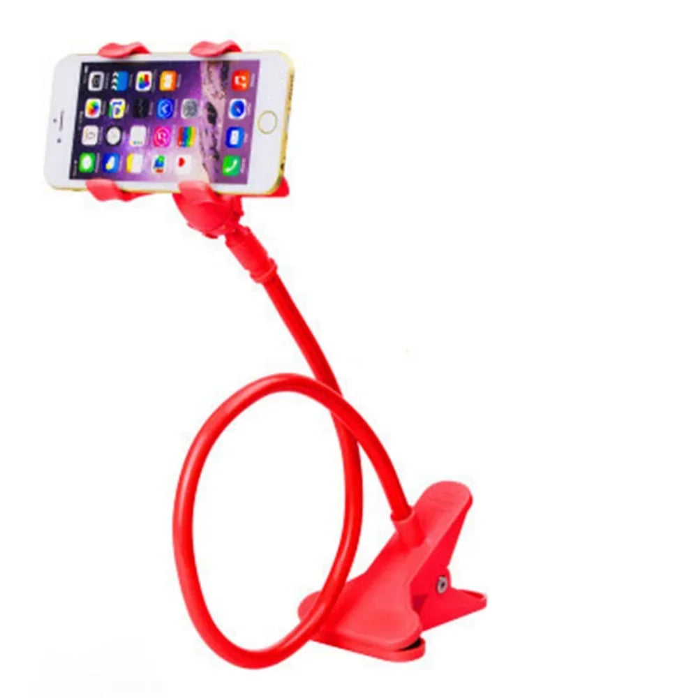 📱🛋️ Lazy Bedside & Desktop Bracket – Ευλύγιστη Βάση Κινητού με Μακρύ Βραχίονα 360° 🔄