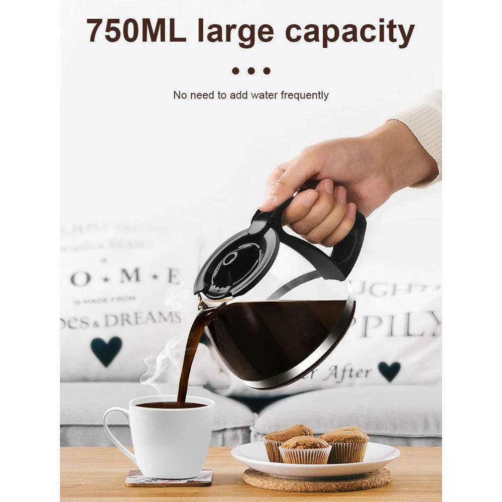 ☕⚡ Electric Drip Coffee Maker – Μικρή, Πρακτική & Οικολογική! ⚡☕ Compact Electric Coffee Maker with Reusable Filter
