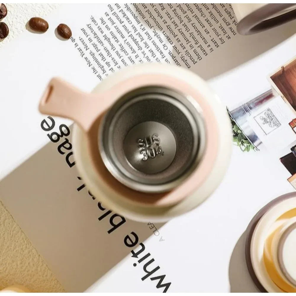 🥤✨ Μίνι Θερμός 400ml – Για Ροφήματα On-the-Go! ✨🥤 Mini Stainless Steel Insulated Water Bottle