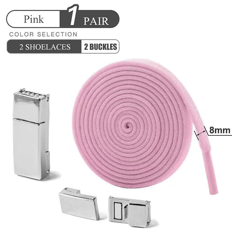 👟✨ Μαγνητικά No Tie Elastic Shoelaces – Ελαστικά Κορδόνια χωρίς Δέσιμο για Παιδιά & Ενήλικες 🚀