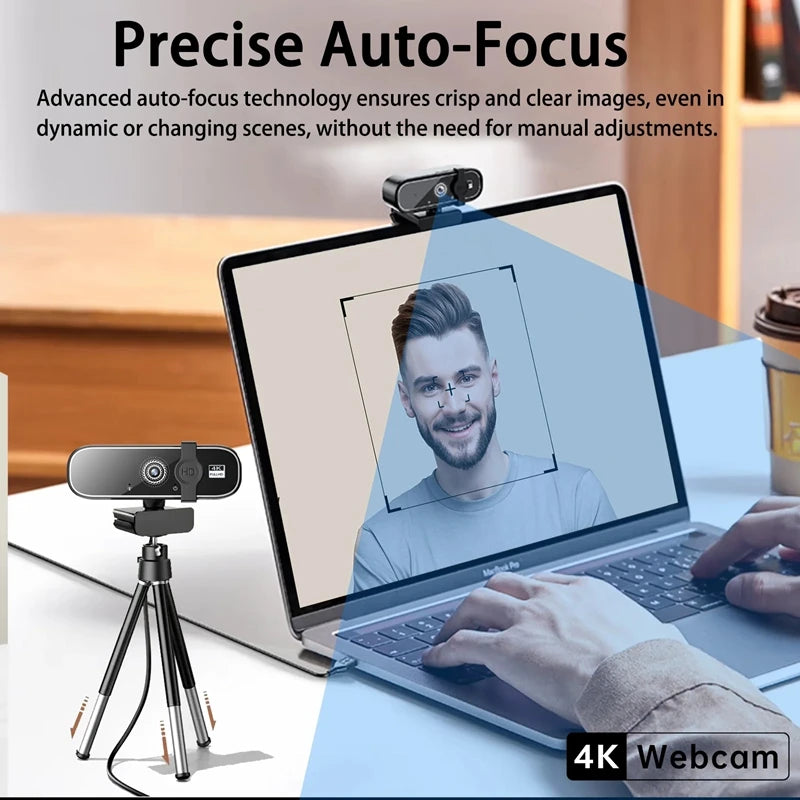 🎥✨ Xiaomi Q1 4K Webcam | 2K Autofocus USB Κάμερα με Μικρόφωνο | 1080P HD 📡 Για Βιντεοκλήσεις, Συνέδρια & Streaming (2025 Νέο)