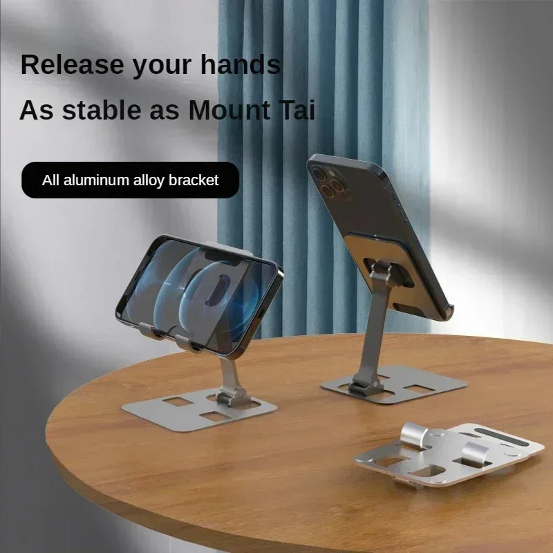 📱 Universal Aluminum Alloy Portable Tablet Holder – Ρυθμιζόμενη Βάση Tablet & Κινητού