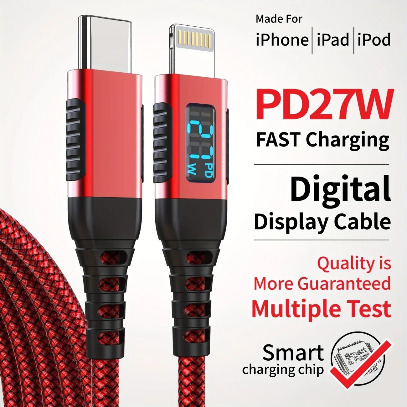 🔌 MFi Certified USB-C σε Lightning Καλώδιο – PD Fast Charging με LED Ένδειξη Γρήγορη φόρτιση, έξυπνη ένδειξη και premium σχεδίαση για το iPhone σου! ⚡🍏