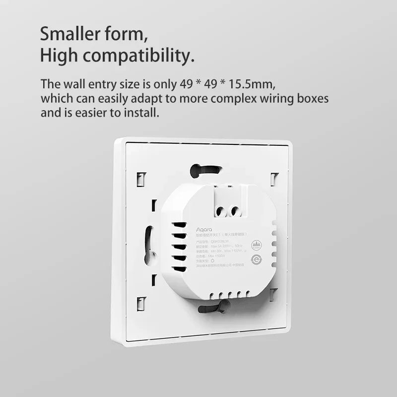 🔌✨ Aqara Smart Wall Switch E1 – Zigbee 3.0 WiFi Wireless Light Switch ✨🔌 Μοντέλο: QBKG38LM / QBKG39LM / QBKG40LM / QBKG41LM