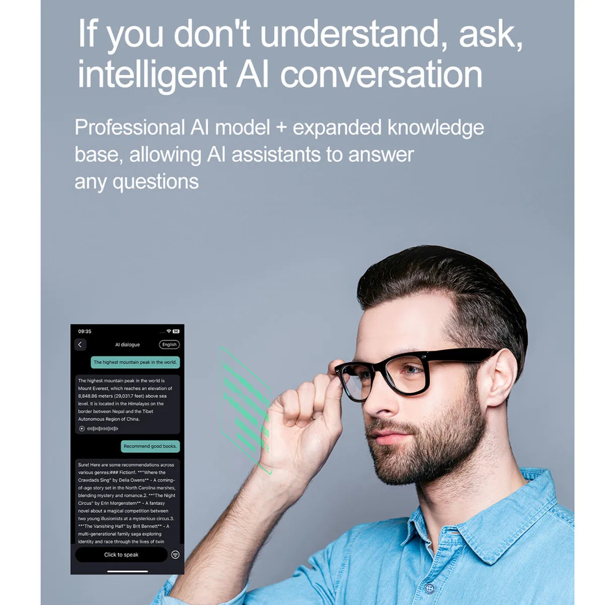 🕶 Multifunction Translate Smart Glasses – 134 Γλώσσες, Bluetooth Κλήσεις & Μουσική 🎧🌍