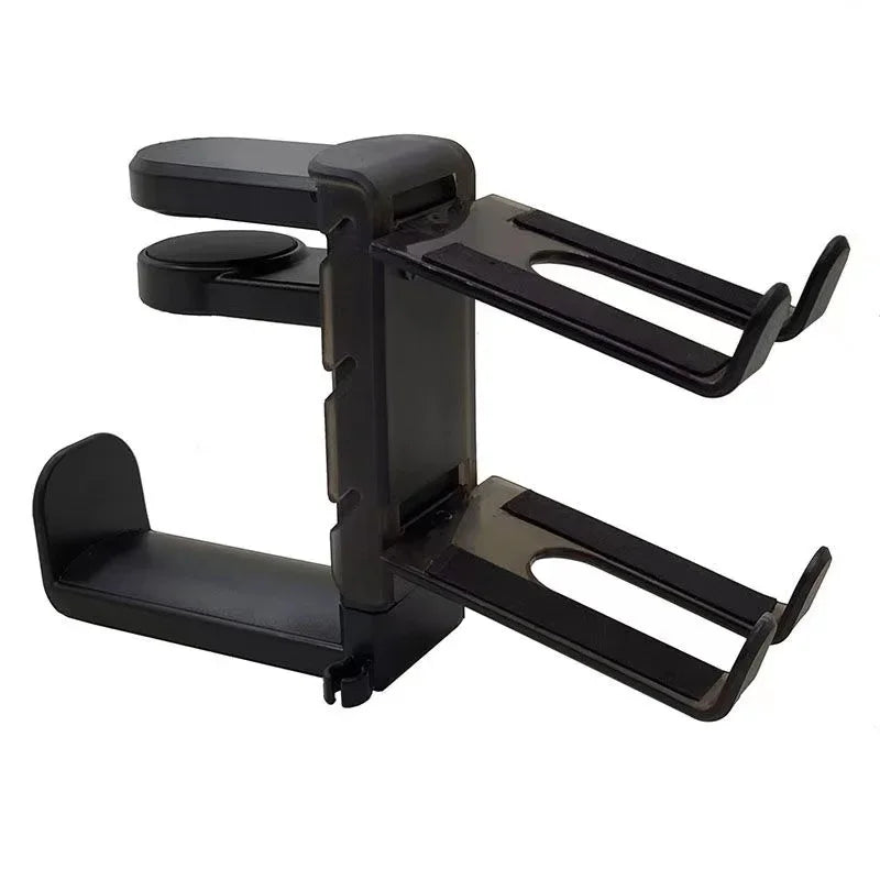 2-in-1 Gaming Headphone & Gamepad Holder – Adjustable Desktop Stand for Headphones and Controller