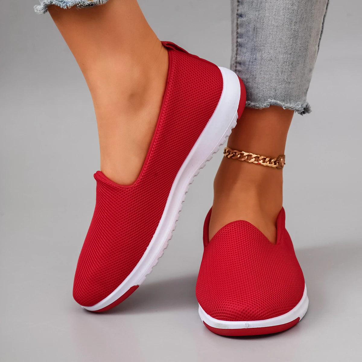 👟 Γυναικεία Καλοκαιρινά Διαπνέοντα Sneakers – Ελαφριά & Άνετα 🌞