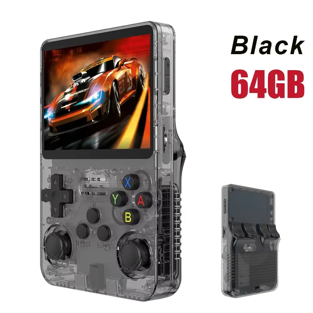 🎮🕹️ R36S Retro Handheld Game Console – 3.5’’ IPS Οθόνη, Linux System, 64GB/128GB 🎁 Φορητή Κονσόλα για Ατελείωτο Gaming