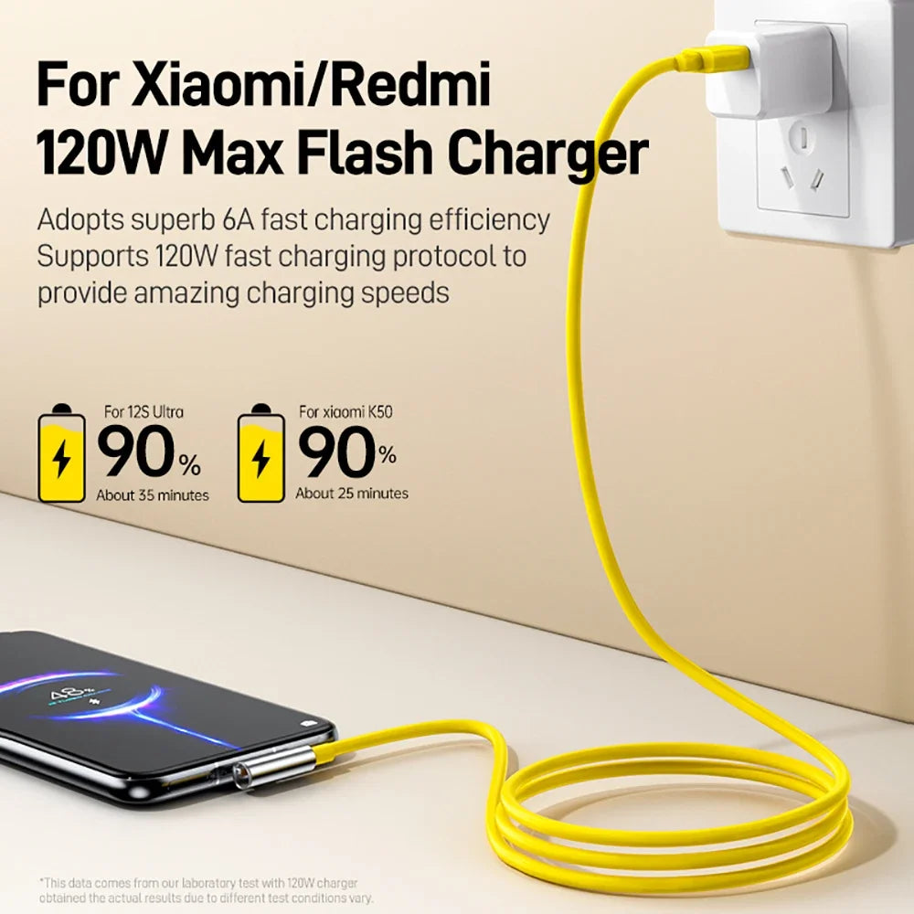 ⚡🔌 120W 6A Type-C Καλώδιο Φόρτισης – 90° Elbow Σχεδιασμός για Gaming & Super Fast Charging