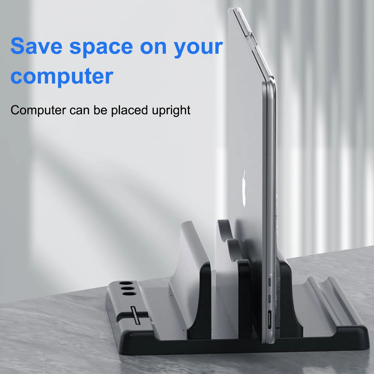 💻📐 Universal Vertical Laptop Stand – Βάση Docking με 2/3 Θέσεις 🎯