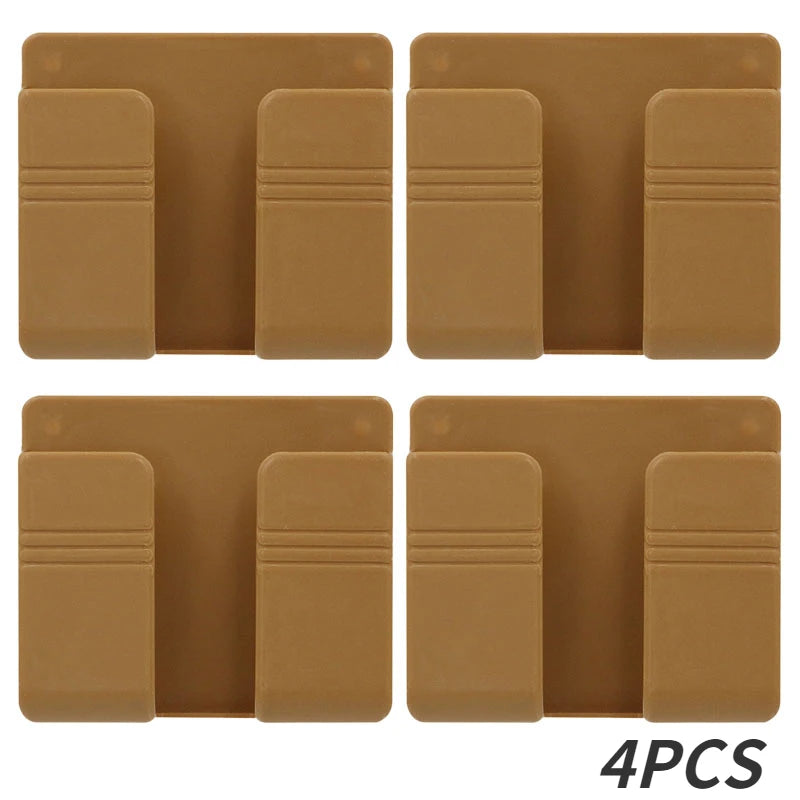 📱 Multifunction Wall Mounted Storage Box – Οργανωτής Χωρίς Τρύπες για Τηλεκοντρόλ, Κινητά & Καλώδια