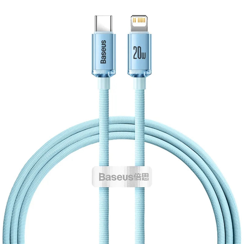 ⚡📱 Baseus USB Type-C PD 20W/27W Καλώδιο – Γρήγορη & Σταθερή Φόρτιση για iPhone