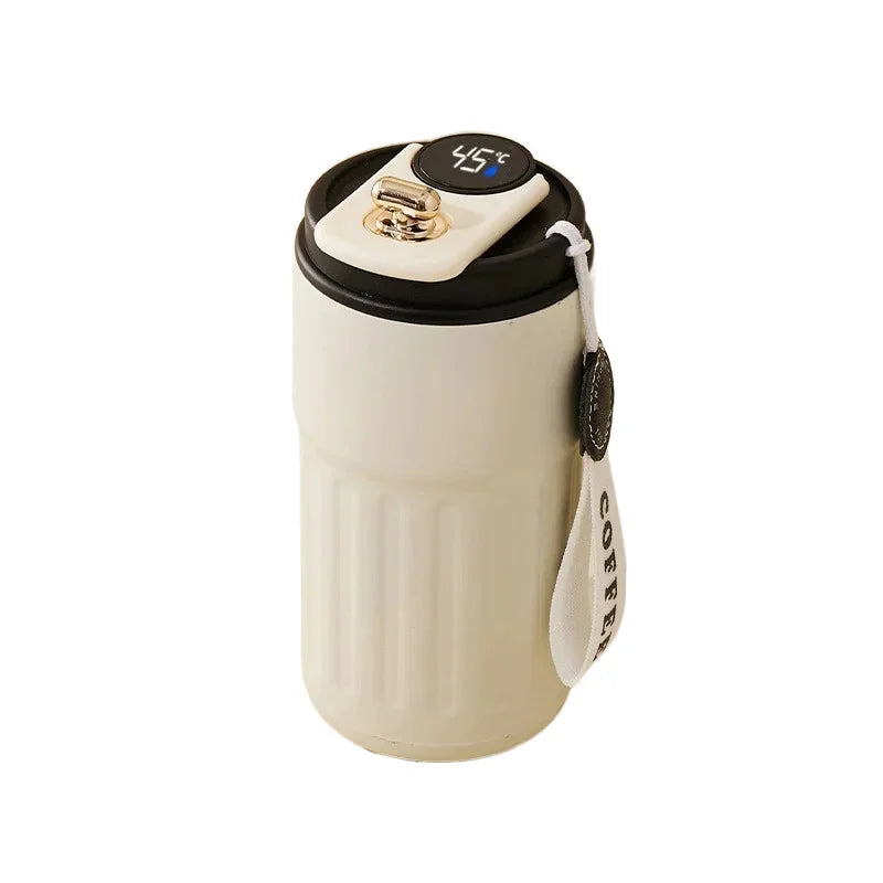 ☕ 450ml Smart Thermos Mug | Ανοξείδωτο Θερμός με Οθόνη Θερμοκρασίας | Ιδανικό για Καφέ, Τσάι & Ταξίδια