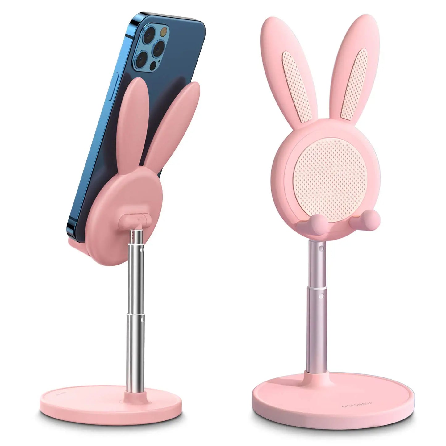 🐇 Cute Rabbit Phone Holder Stand – Ρυθμιζόμενη Βάση Κινητού