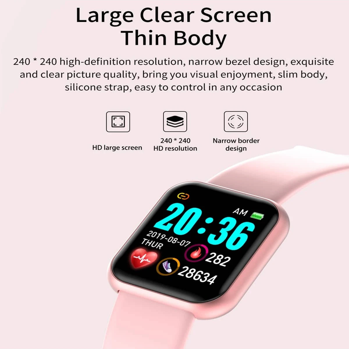 ⌚📱 Y68 / D20 Smart Watch – Fitness Tracker με Ειδοποιήσεις, Καταγραφή Μουσικής & Αθλητικών Δεδομένων