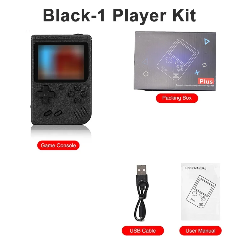 Retro Mini Console 🎮 | 8-Bit Handheld 🕹️ | 400 Built-in Games 💾 | AV Out 📺 | Gameboy Style 🔄