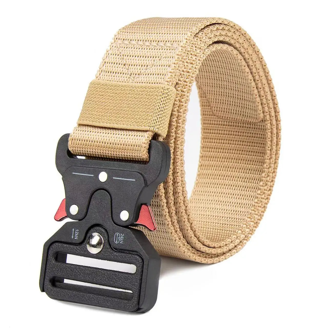 🎒🪖 Men’s Outdoor Multi-Function Belt – Hybrid Canvas/Nylon Tactical Ζώνη με Ανθεκτική Αγκράφα