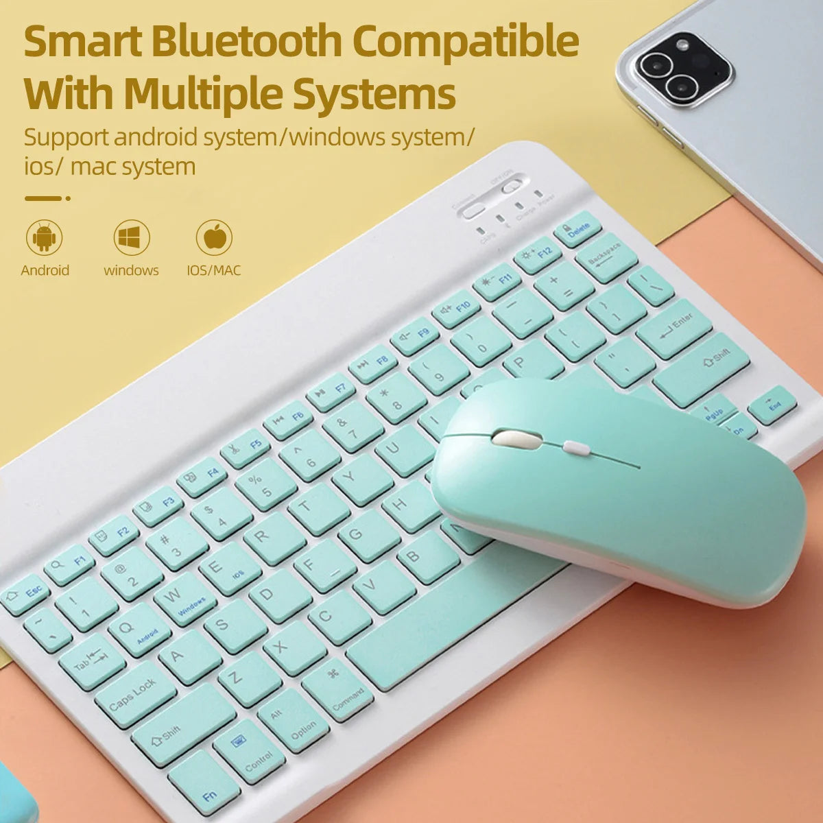🖱️🔋 Ασύρματο Bluetooth Mouse για Tablet & Laptop – Ιδανικό για φορητές συσκευές με BT σύνδεση!