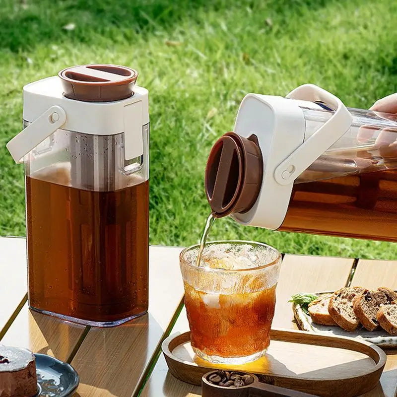 🥶☕ Cold Brew Coffee Maker – Για Τέλειο Παγωμένο Καφέ & Ροφήματα! ☕🥶 Cold Brew Coffee Pot 1000ml – Iced Coffee Maker & Multi-Use Pitcher