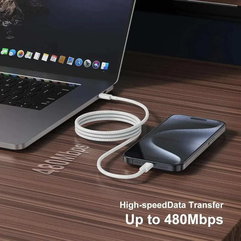 🔌 3PCS USB-C to USB-C Καλώδιο 100W Fast Charging – SHUKUI