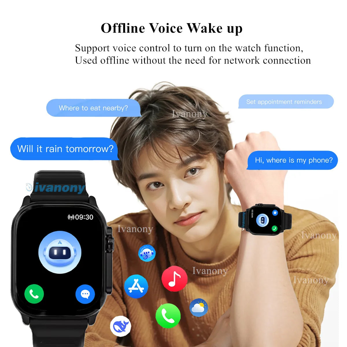 ⌚ HK11 ULTRA3 – Premium Smartwatch με 2.02” AMOLED, AI Βοηθό & TWS Σύνδεση