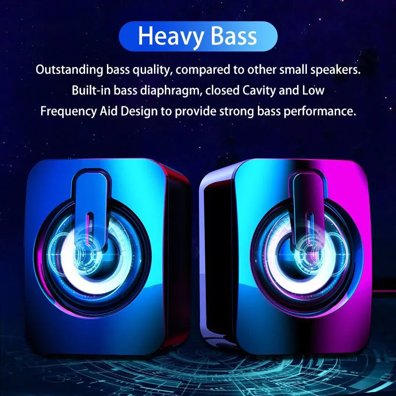 🔊 Mini Bluetooth & USB Ηχείο για PC, Laptop & Desktop – Το μικρό ηχείο με μεγάλη δύναμη ήχου!