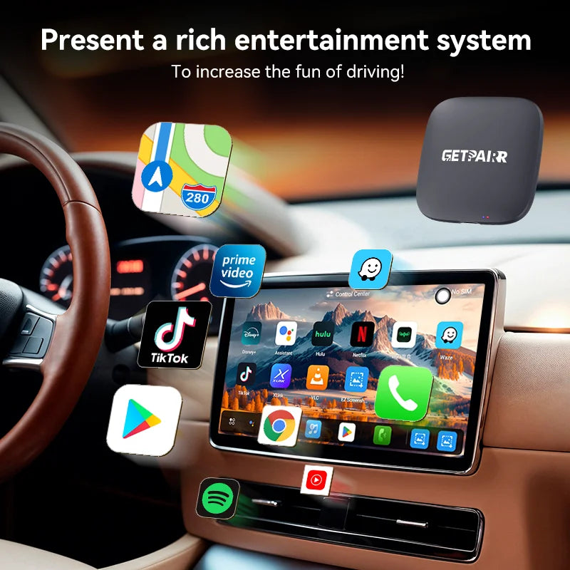 🚗📱 GetPairr P1 CarPlay AI Box – Android 13 Wireless Upgrade for Your Car! 📱🚗