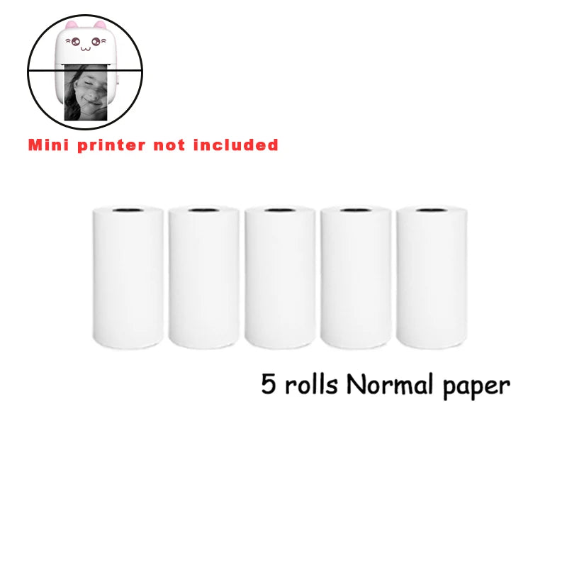 🖨️📱 Mini Φορητός Θερμικός Εκτυπωτής – Photo, Label, Memo, DIY Printing ✨