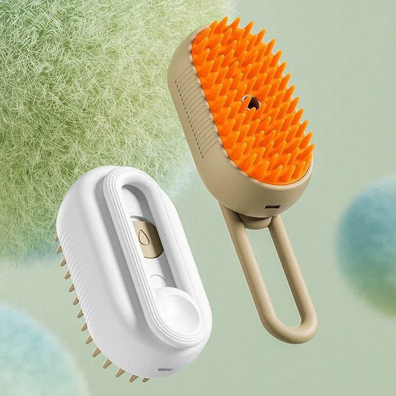 💦🐾 Pet Spray Massage Comb – Χτένα Καθαρισμού & Μασάζ με Ψεκασμό για Γάτες & Σκύλους ✨🐶🐱 Χτένισμα, καθαρισμός και φροντίδα – όλα με ένα πάτημα!