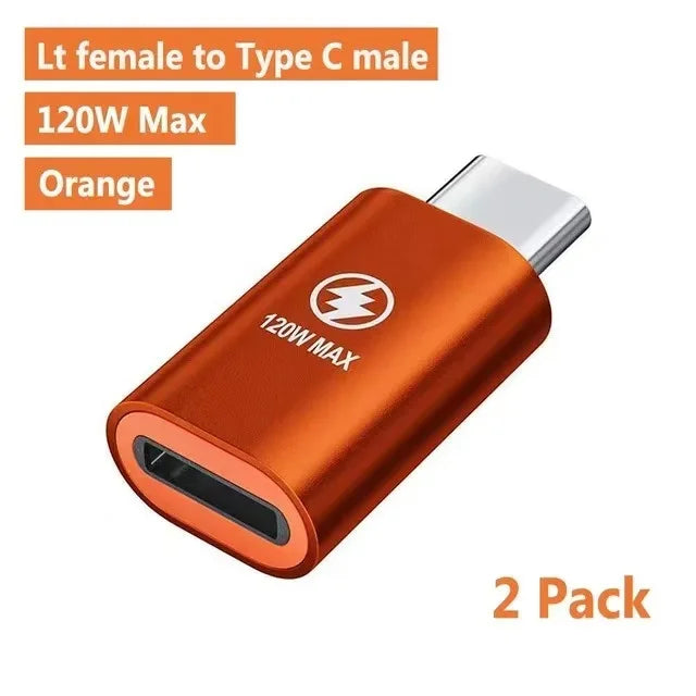 ⚡🔌 USB-C to Lightning 8-Pin Adapter – Γρήγορη Φόρτιση & Data Sync για iPhone/iPad/MacBook 🎯
