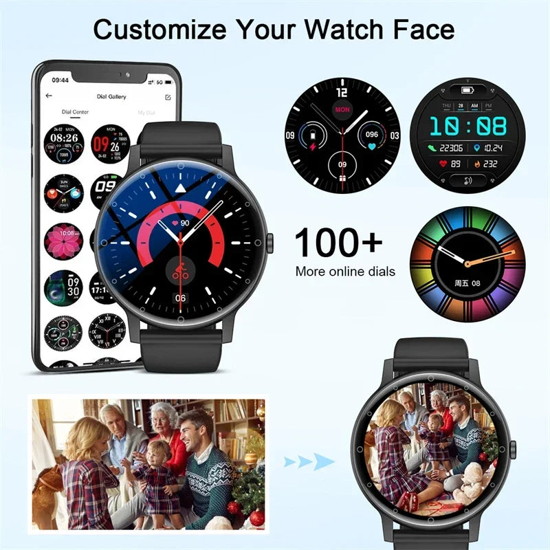 ⌚ LIGE Round Smartwatch – Κομψότητα & Δυνατότητες σε ένα ρολόι! ⌚