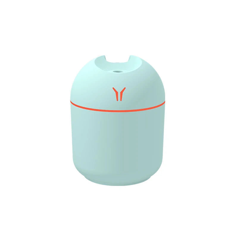 💧🌙 Mini Ultrasonic Air Humidifier 250ML – USB Aroma Diffuser με Ρομαντικό Φως ✨ Ιδανικό για Σπίτι & Αυτοκίνητο