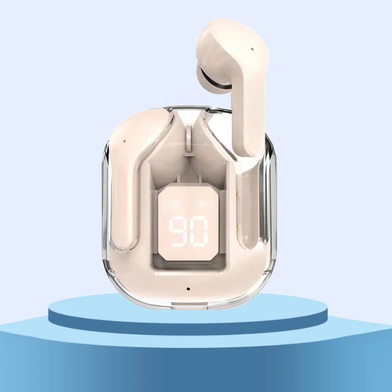 🎧✨ TWS Wireless Transparent Earphones – Bluetooth 5.1 με ENC, LED Display & Stereo HiFi Ήχο