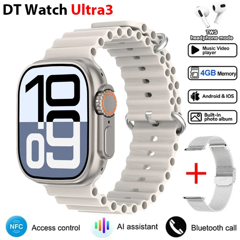 🚀 DT Ultra 3 Pro – Το απόλυτο Smartwatch με Google Maps & 32GB μνήμη! 🚀