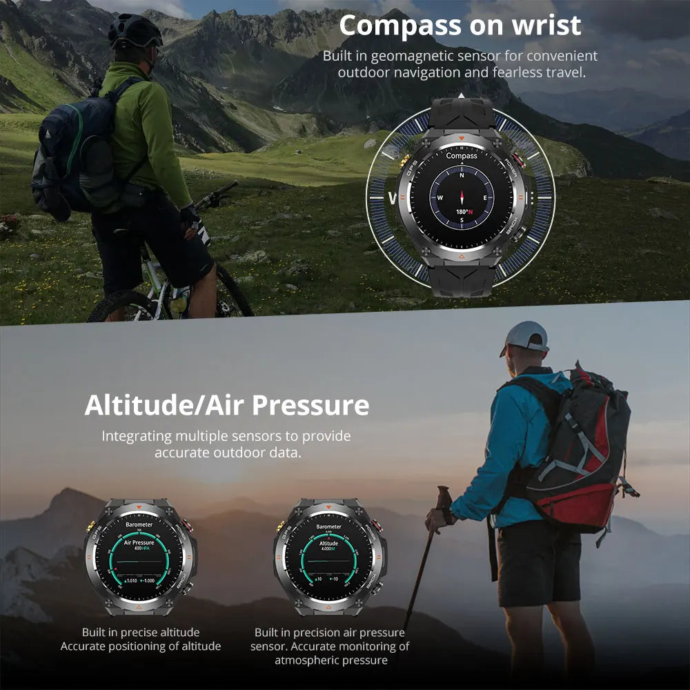 ⌚ COLMI V75 – GPS Smartwatch με Οθόνη 1.45” Ultra HD & Κλήσεις