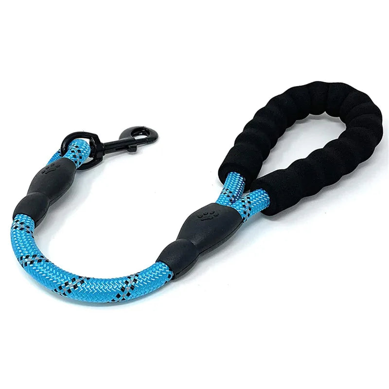 🐕🦺✋ Short Reflective Dog Leash – Ανθεκτικό Λουρί για Έλεγχο Μεγάλων Σκύλων 🚶♂️🔗 Μέγιστος έλεγχος στις βόλτες – ιδανικό για πόλη & εκπαίδευση!